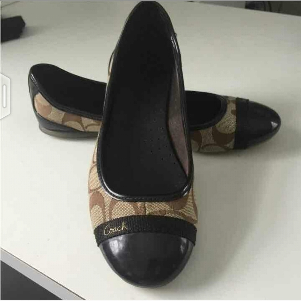 COACH CECILE SIG C FLAT SHOES SIZE 5 - Picture 15 of 16